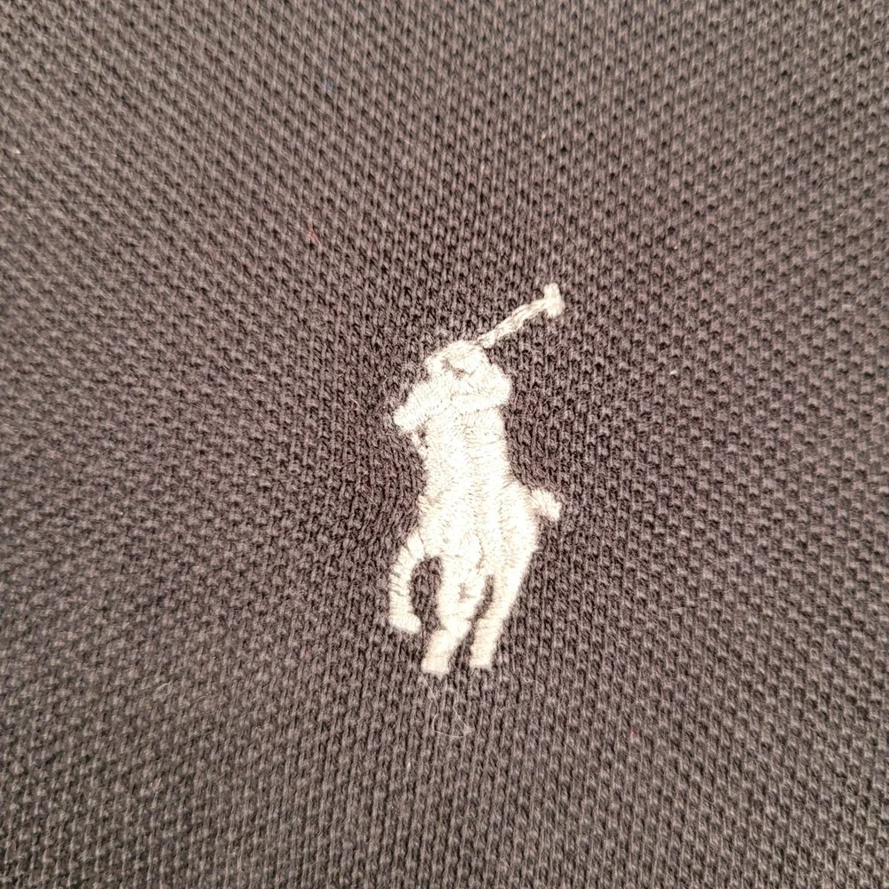 Polo Ralph Lauren Classic Fit Long Sleeve Black Polo Shirt‎ Mens XL